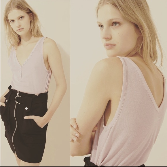 Ba&Sh Debardeur Jackie Ecru Tank Size 3 - Picture 2 of 6